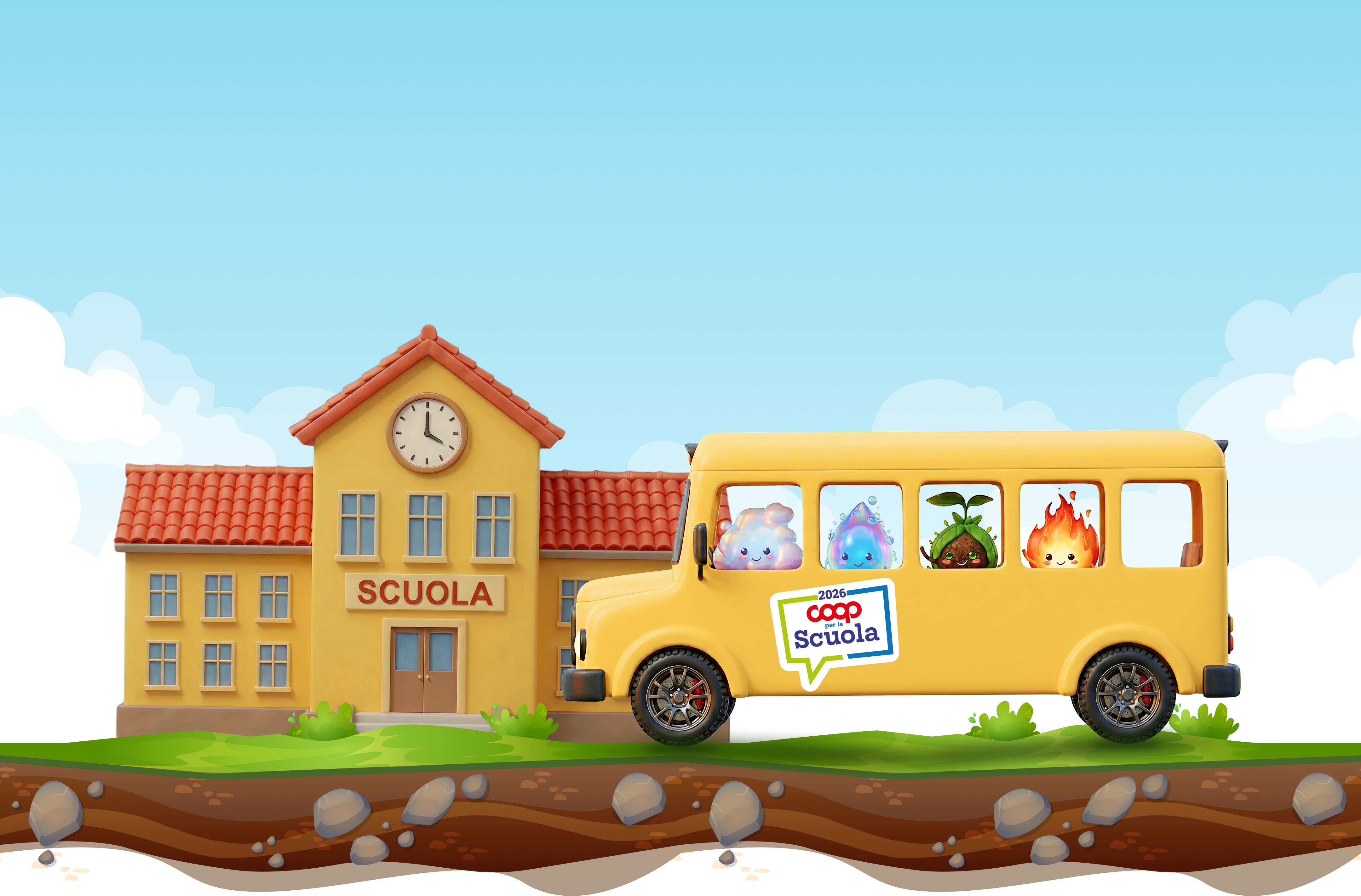 Coop per la Scuola 2026 Illustration